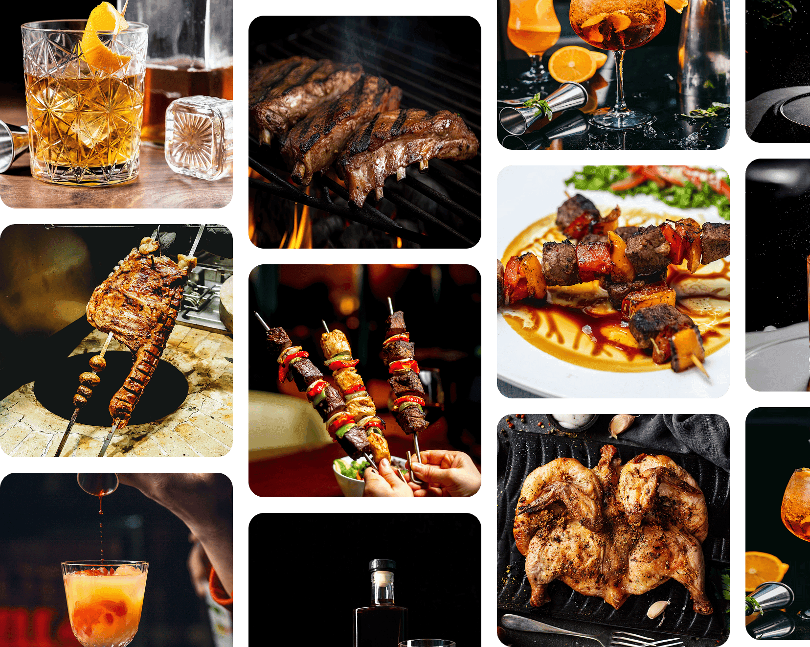 food collage