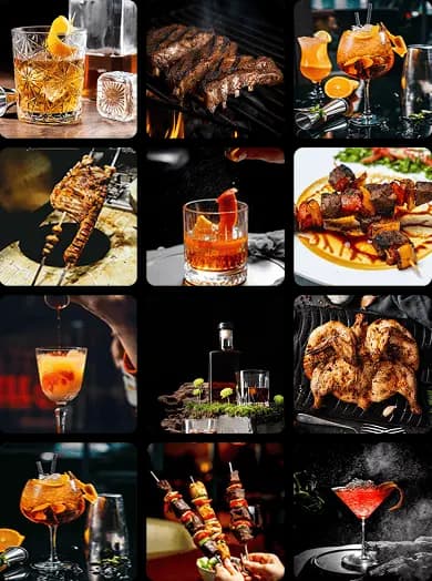 food collage